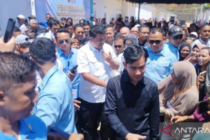 Wapres Gibran tinjau progres rehabilitasi dan rekonstruksi di Tapteng
