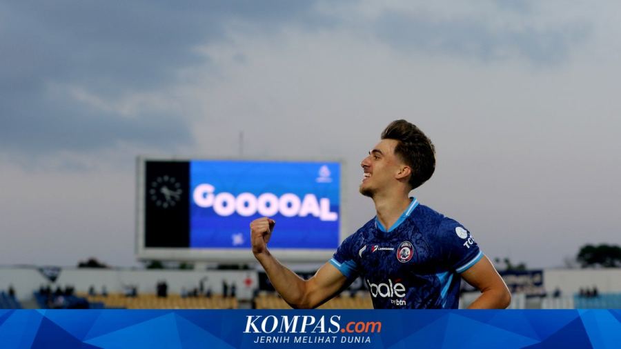 Debut Manis Mauro Zijlstra di Arema, 3 Menit di Lapangan Langsung Cetak Gol