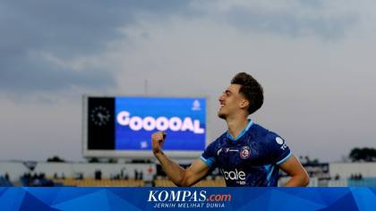 Debut Manis Mauro Zijlstra di Arema, 3 Menit di Lapangan Langsung Cetak Gol