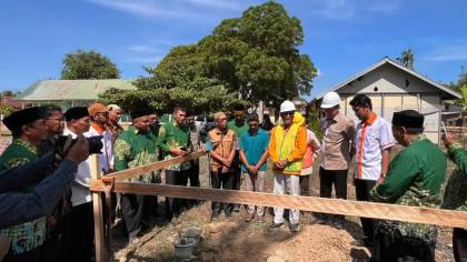 Bangkit Pascabanjir, Muhammadiyah Aceh Utara Mulai Bangun Gedung Dakwah di Krueng Mane
