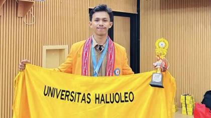 Mahasiswa UHO Kendari Raih Bronze Medal Kompetisi Esai Yogyakarta, Bawa Inovasi Robot Pemantau Lamun