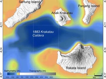 Gunung Krakatau dan Anak Krakatau, Ini Perbedaan Keduanya