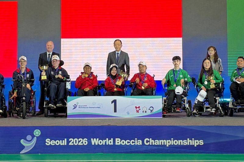 Ukir sejarah, Indonesia juarai Kejuaraan Dunia Boccia 2026