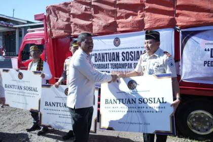 Kemenimipas salurkan 20 ton beras bagi korban gempa Flores