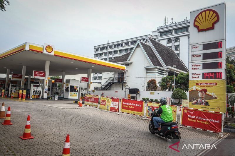 Shell umumkan harga solar naik jadi Rp25.420 per liter