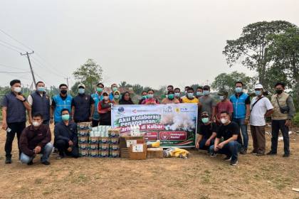 ANTARA Kalbar - PLN Nusantara Power serahkan bantuan tangani karhutla