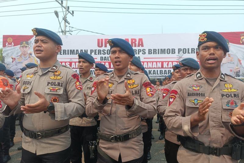 Polda Kalbar kerahkan 300 anggota Brimob tangani Karhutla