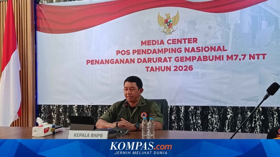 BNPB Dirikan Tenda di 122 Puskesmas untuk Tangani Korban Gempa NTT
