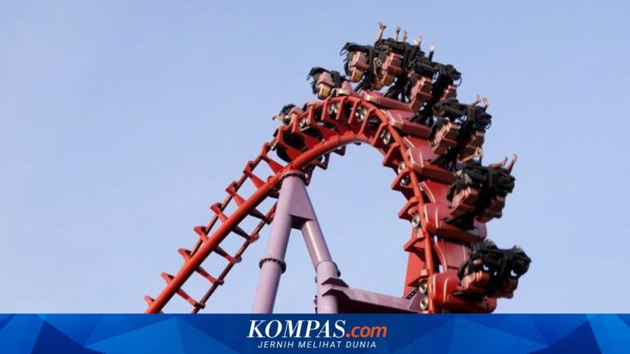 Momen Tegang Roller Coaster Macet 3 Jam, 27 Orang Bergelantungan di Atas