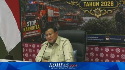 Prabowo soal Penerjun Payung TNI Tangani Karhutla: Jangan untuk Upacara Saja