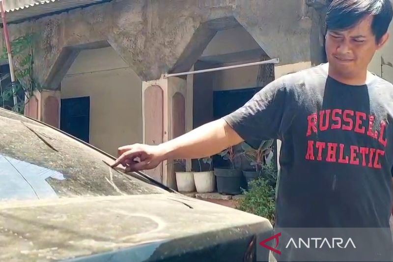 Abu vulkanik yang menempel di kendaraan disarankan segera dibersihkan