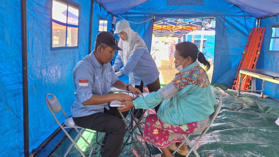 EMT Muhammadiyah Dirikan RS Lapangan Berstandar WHO, Layani Kesehatan Penyintas Gempa NTT