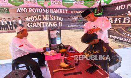 Potong Rambut Hingga Urut Gratis, Cara Lazisnu Ramaikan Muktamar Sekaligus Fasilitasi Binaan