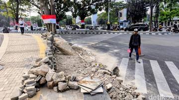 Trotoar Gasibu Bakal Dibenahi, Akses Pejalan Kaki & Disabilitas Dipermudah