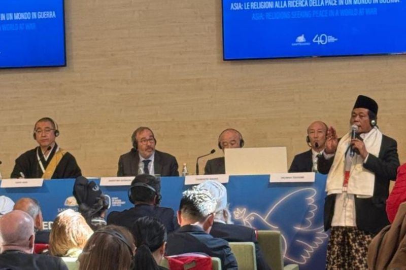 Di forum Assisi, Waketum MUI serukan dunia tak impor perang ke Asia