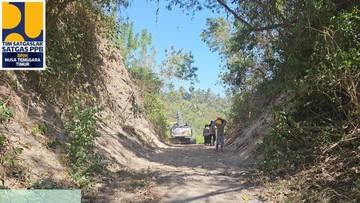 Akses Jalan yang Longsor di Pulau Palue NTT Sudah Bisa Dilewati Lagi