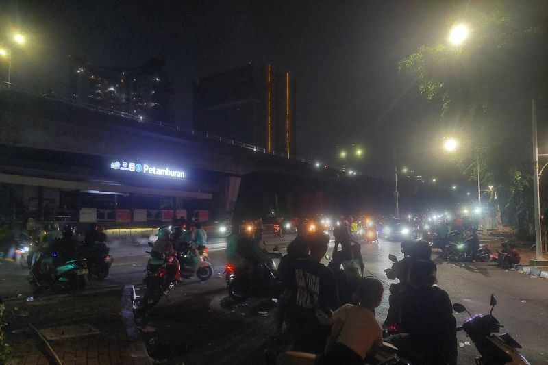 Polisi benarkan Pos Lalu Lintas Slipi Jakbar dirusak massa