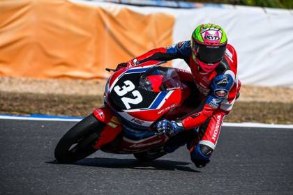 Kiandra Ramadhipa gagal finis di race pertama Rookies Cup San Marino