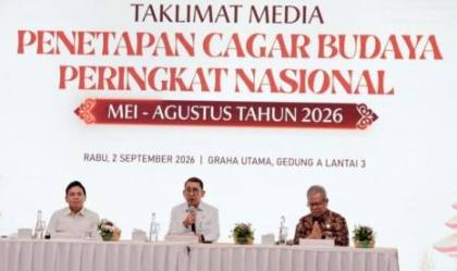 Kemenbud Tetapkan 1.172 Cagar Budaya Peringkat Nasional 2026