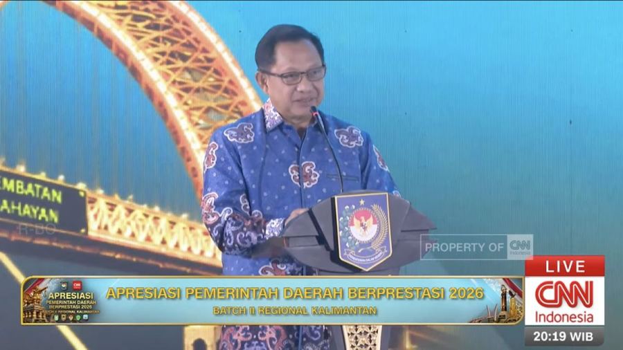 Mendagri Apresiasi CNN Indonesia Jadi Partner Acara Pemda Berprestasi