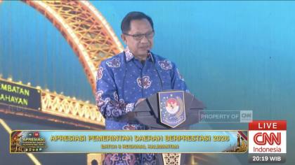 Mendagri Apresiasi CNN Indonesia Jadi Partner Acara Pemda Berprestasi