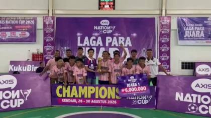 Tim Futsal SMAN 2 Raha Juara 1 AXIS Nation Cup Sulawesi Tenggara 2026, Melaju ke Tingkat Sulawesi