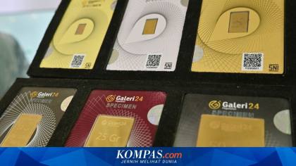 Harga Emas Antam, Galeri 24, dan UBS di Pegadaian Hari Ini 8 September 2026
