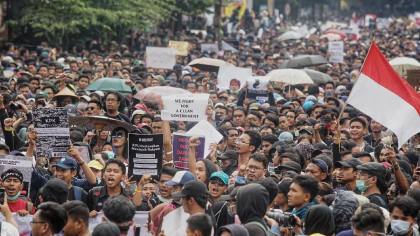 6 Mahasiswa UGM-UNY Luka saat Demo di Simpang 4 Gramedia Yogyakarta