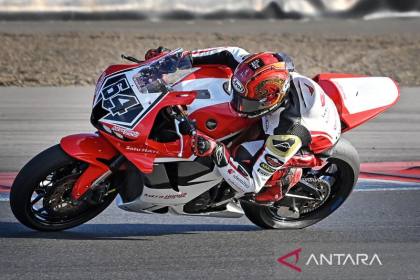 Mario Aji finis ke-24 pada Moto2 Aragon