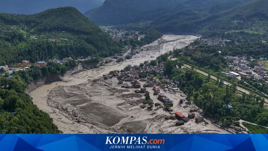 Banjir Nepal Terjadi Saat Cuaca Cerah, Es Longsor Diyakini Penyebabnya