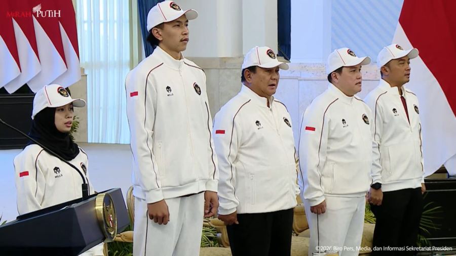Presiden Prabowo Resmi Lepas Kontingen Indonesia ke Asian Games 2026