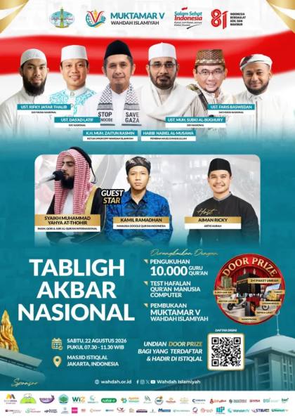 Simbol Persatuan Umat, Deretan Da’i Papan Atas Siap Meriahkan Muktamar V Wahdah Islamiyah