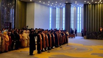 Ketua MA Resmi Lantik 11 Hakim Agung dan 3 Hakim Ad Hoc