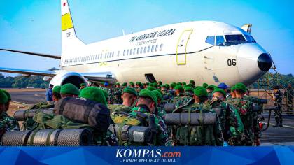 Dua Boeing 737 Dikerahkan, Angkut 665 Prajurit TNI untuk Tangani Karhutla Kalimantan