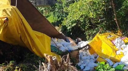 Kronologi Truk Logistik Pangan Tujuan Raha Kecelakaan di Konawe Selatan, Rem Blong, Kabin Ringsek