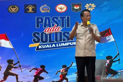 Ke media Malaysia, Menkum jelaskan RI bahu-membahu padamkan karhutla
