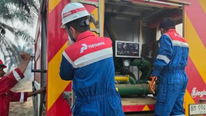 Karhutla Dekati Sumur Minyak Pertamina Riau