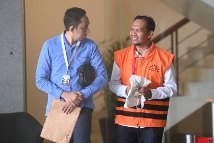 Anak usaha PT KAI didakwa beri suap Rp1,36 miliar ke lima ASN Kemenhub