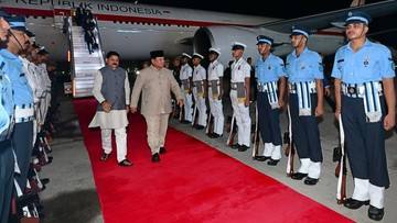 Prabowo Tiba di India untuk Hadiri KTT ke-18 BRICS sebagai Anggota Penuh