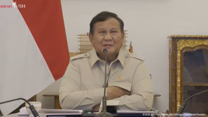 Prabowo soal 5 Gunung Erupsi: Takdir Kita Ada di Ring of Fire