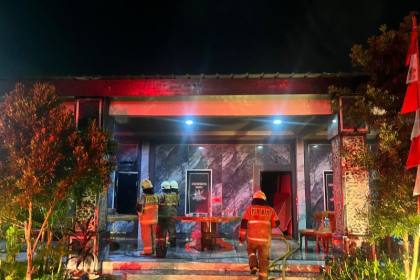 Pihak ormas GRIB Jaya belum ketahui ada posko terbakar