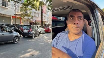 Pengendara Bawa Camilan hingga Keluhkan Waktu Terbuang Saat Antre Pertalite di SPBU Rabam Kendari