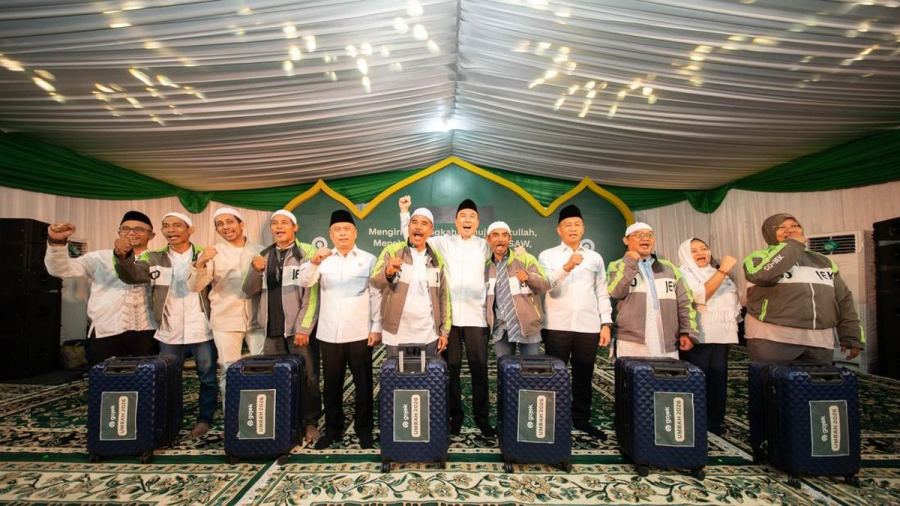 Menhub Apresiasi Gojek, Berangkatkan 70 Mitra Driver Legend Umrah
