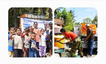 Lazismu Salurkan 27.000 Liter Air Bersih di Tiga Kecamatan di Banyumas