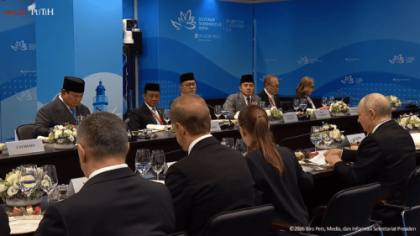 Sambut Kedatang Prabowo di Vladivostok, Putin Jamu Santap Siang