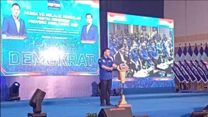 Emil Dardak Kembali Terpilih Jadi Ketua DPD Demokrat Jatim, AHY Minta Kader Mulai Panasi Mesin Pemilu 2029