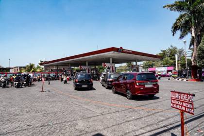 Pertamina Patra Niaga: Antrean BBM di SPBU Makassar mulai melandai