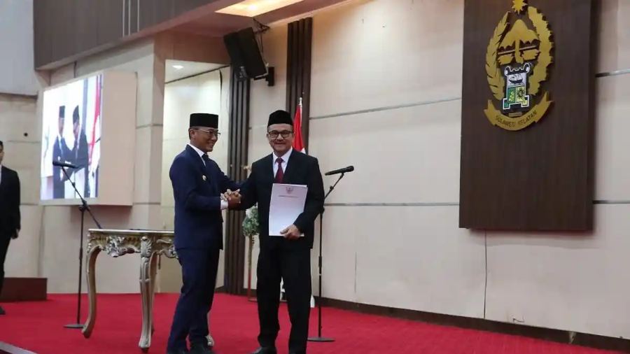 Undur Pamit di Depan Gurutta Menag, Prof Zudan sebagai Ketua Korpri dan Dr Jufri Rahman di Sekprov