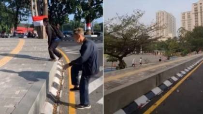 Trotoar Gasibu Diprotes Terlalu Tinggi, Dedi Mulyadi Minta Maaf Janji Segera Diperbaiki