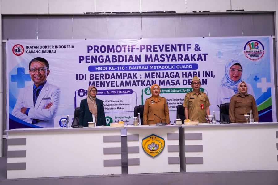 IDI Baubau Peringati HBDI ke-118 lewat Program Baubau Metabolic Guard